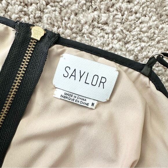 Saylor Ren Lace Mini Dress in Black Size Medium - Picture 8 of 9